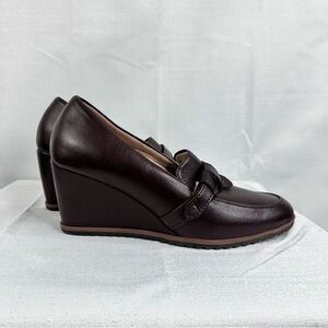 Soul Naturalizer Hila Loafer leather neutral career office wedge dark academia